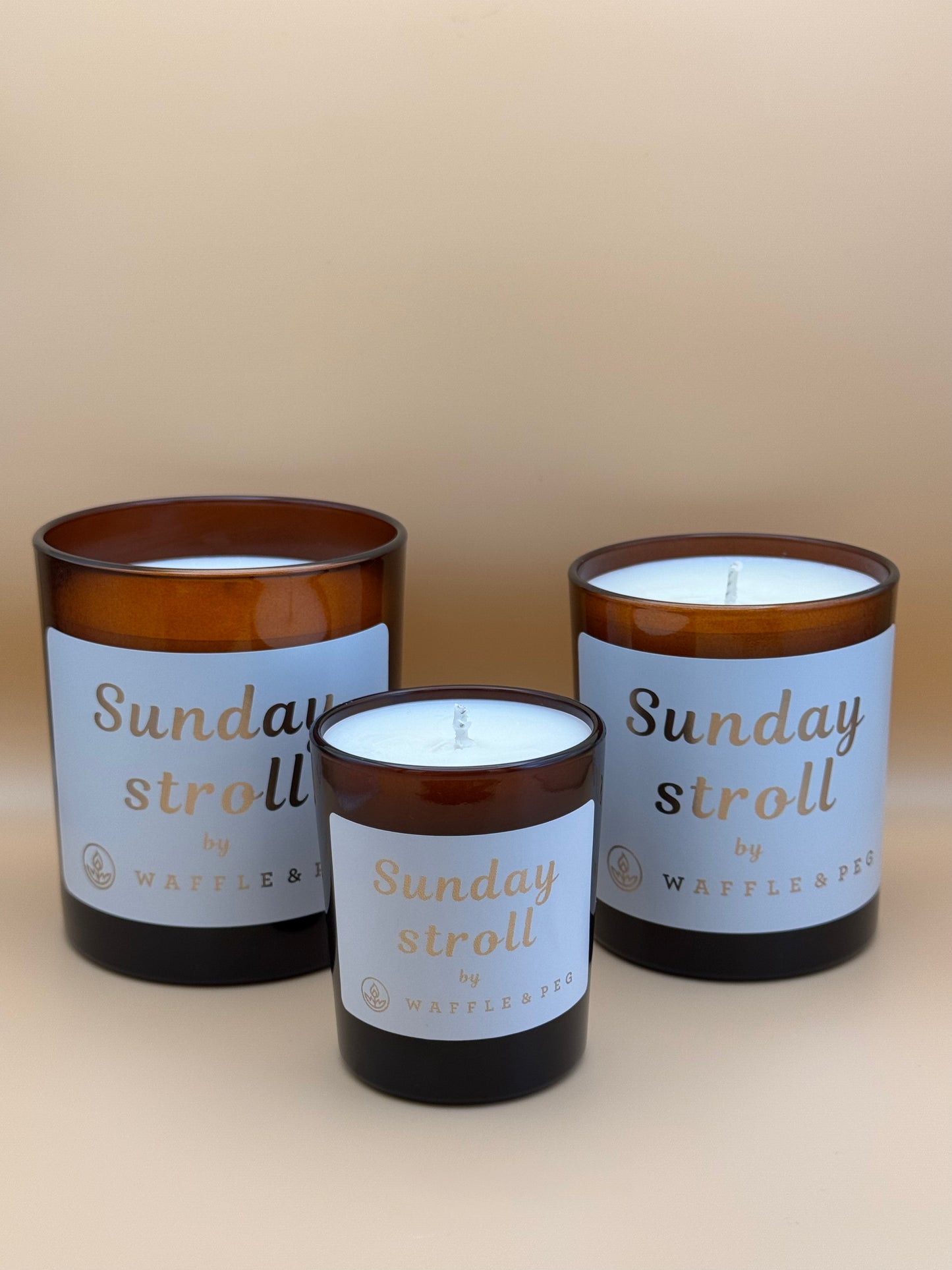 Sunday stroll candle - amber