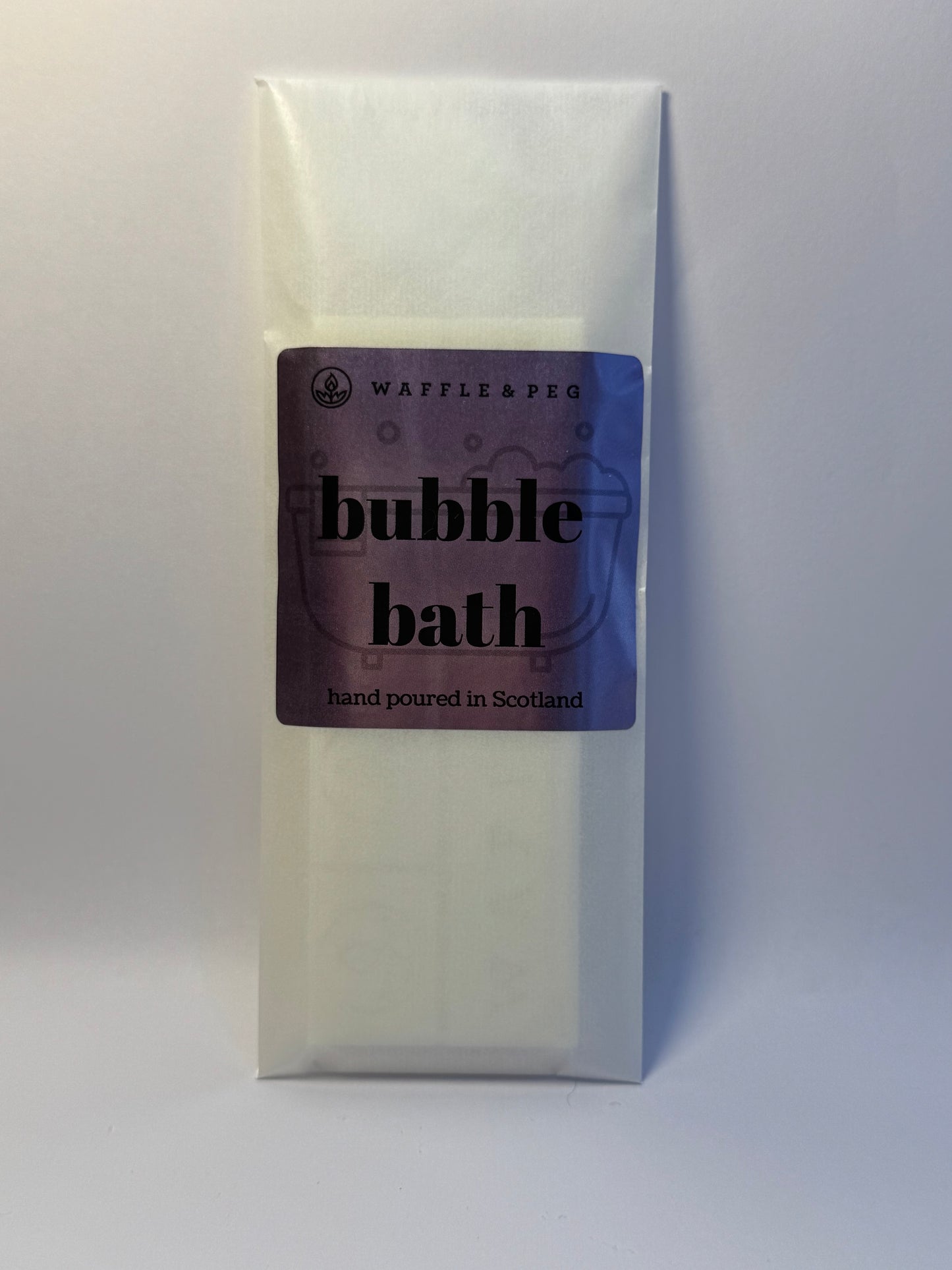 bubble bath wax melt snap bar