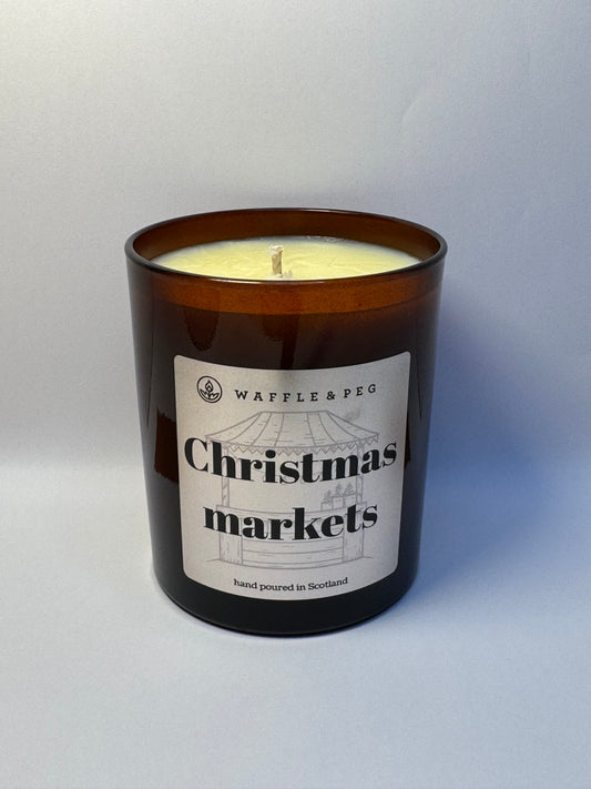 Christmas markets candle