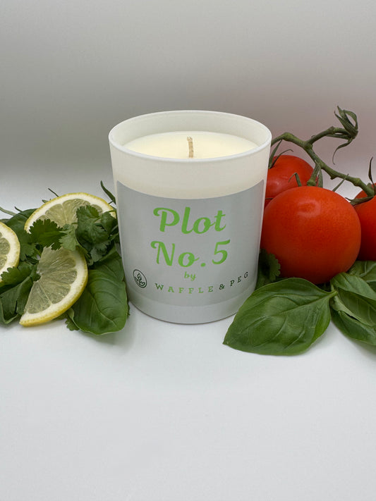 Plot No.5 candle - white
