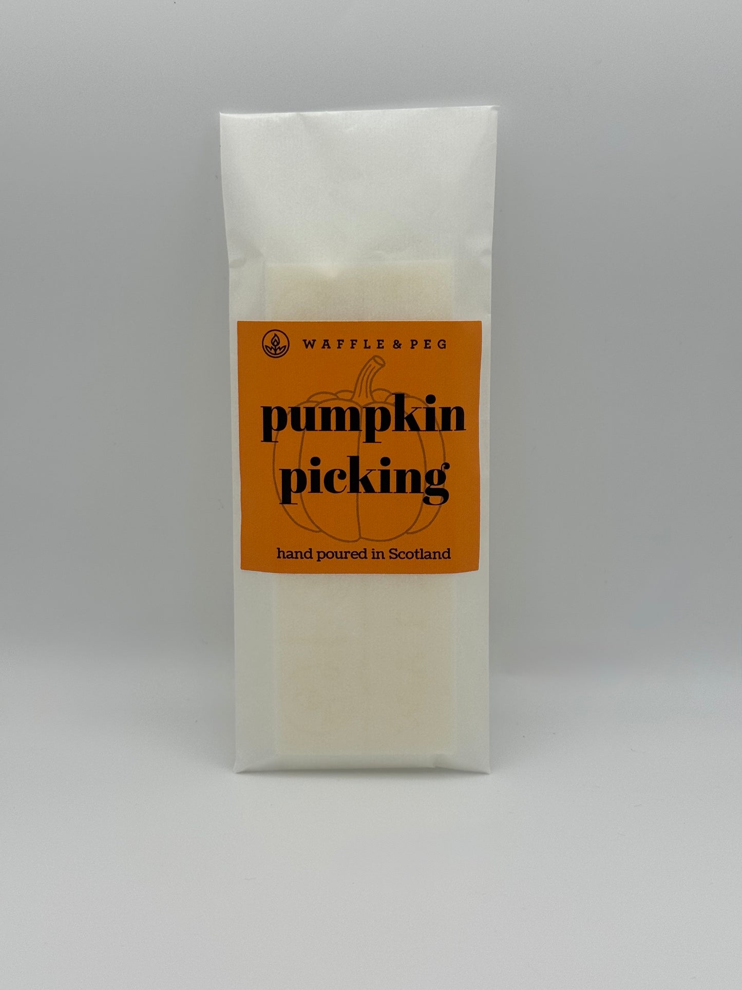 pumpkin picking wax melt snap bar